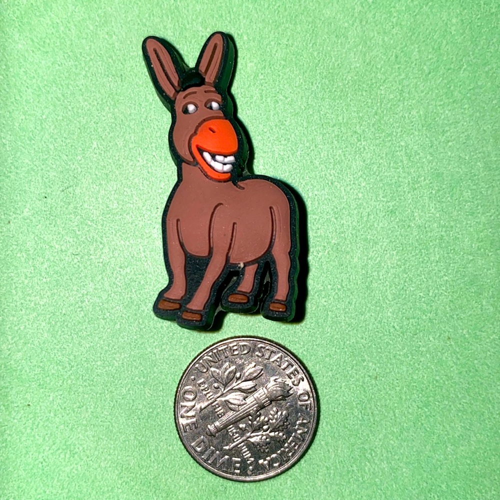 (10 for $15) Shrek Movie Donkey Crocs Shoe Charms